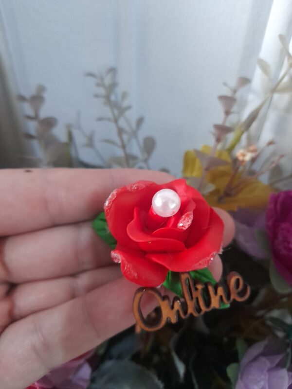Enfeite de Chima - Rosa Online